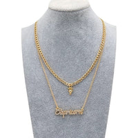 Gold 2Chain Zodiac Necklaces